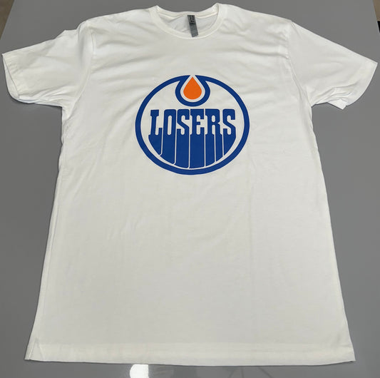 White Next Level Apparel "Losers" T-Shirt